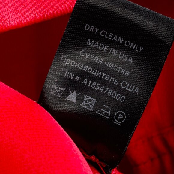 Brandon Maxwell AW/19 Fuschia Silk-Shantung Cape-Sleeve Midi Dress - Picture 11 of 11